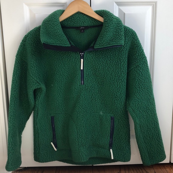 J. crew Sherpa quarter zip - Picture 2 of 5